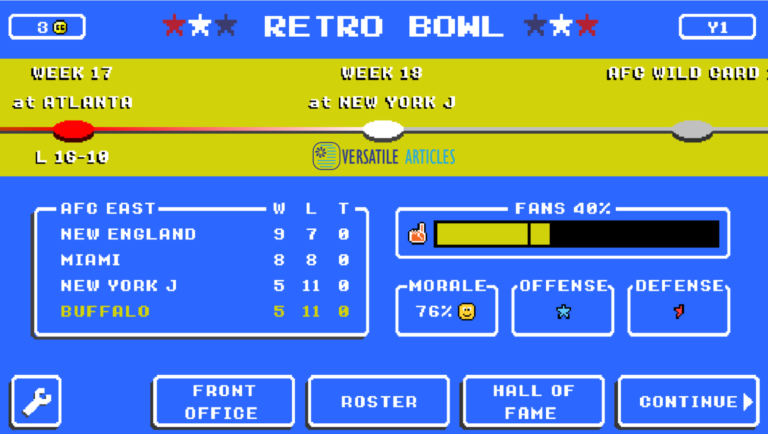 Retro Bowl 3KH0: Your Gateway to Nostalgic Football Gaming